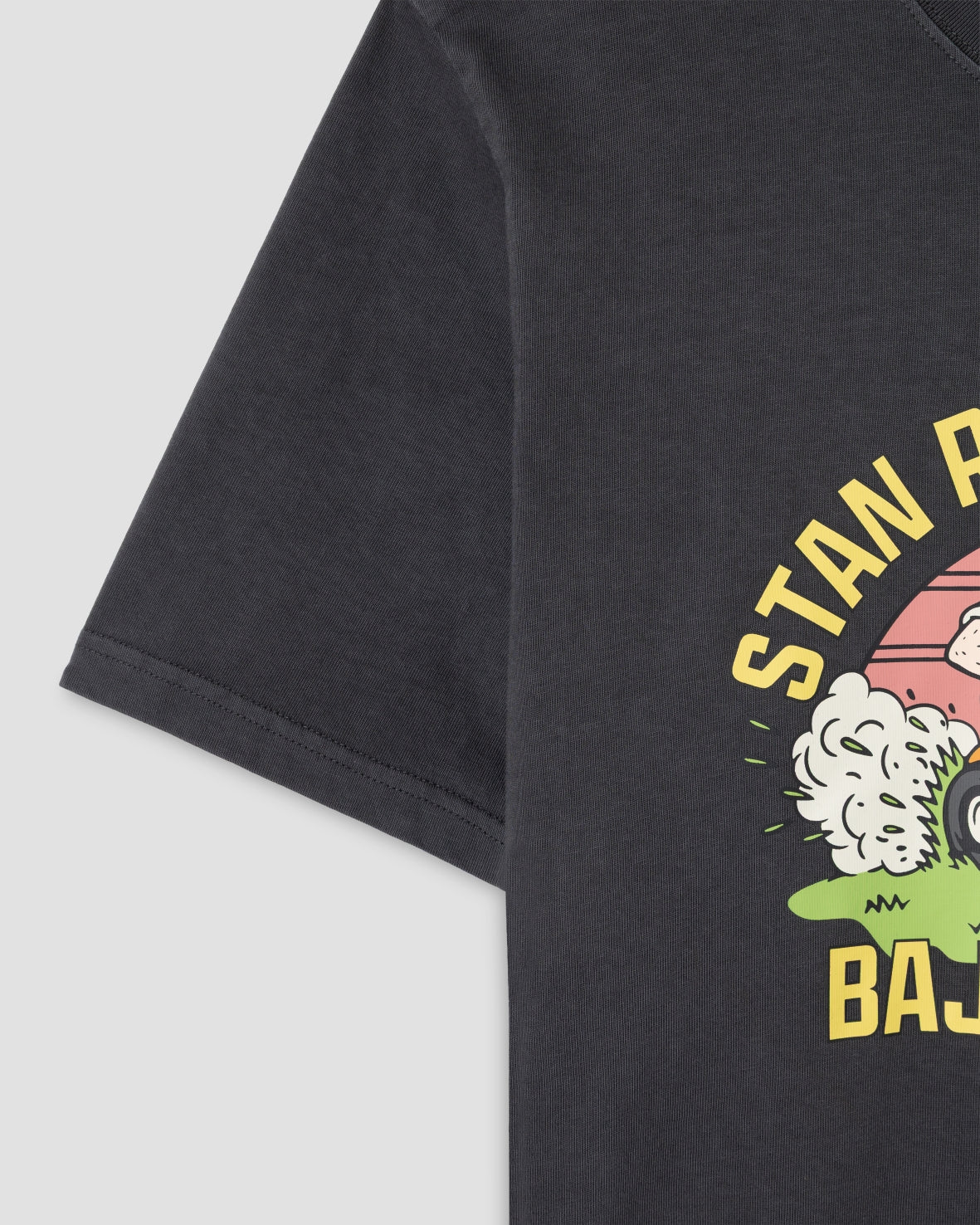 Baja Run Tee (Washed Black)