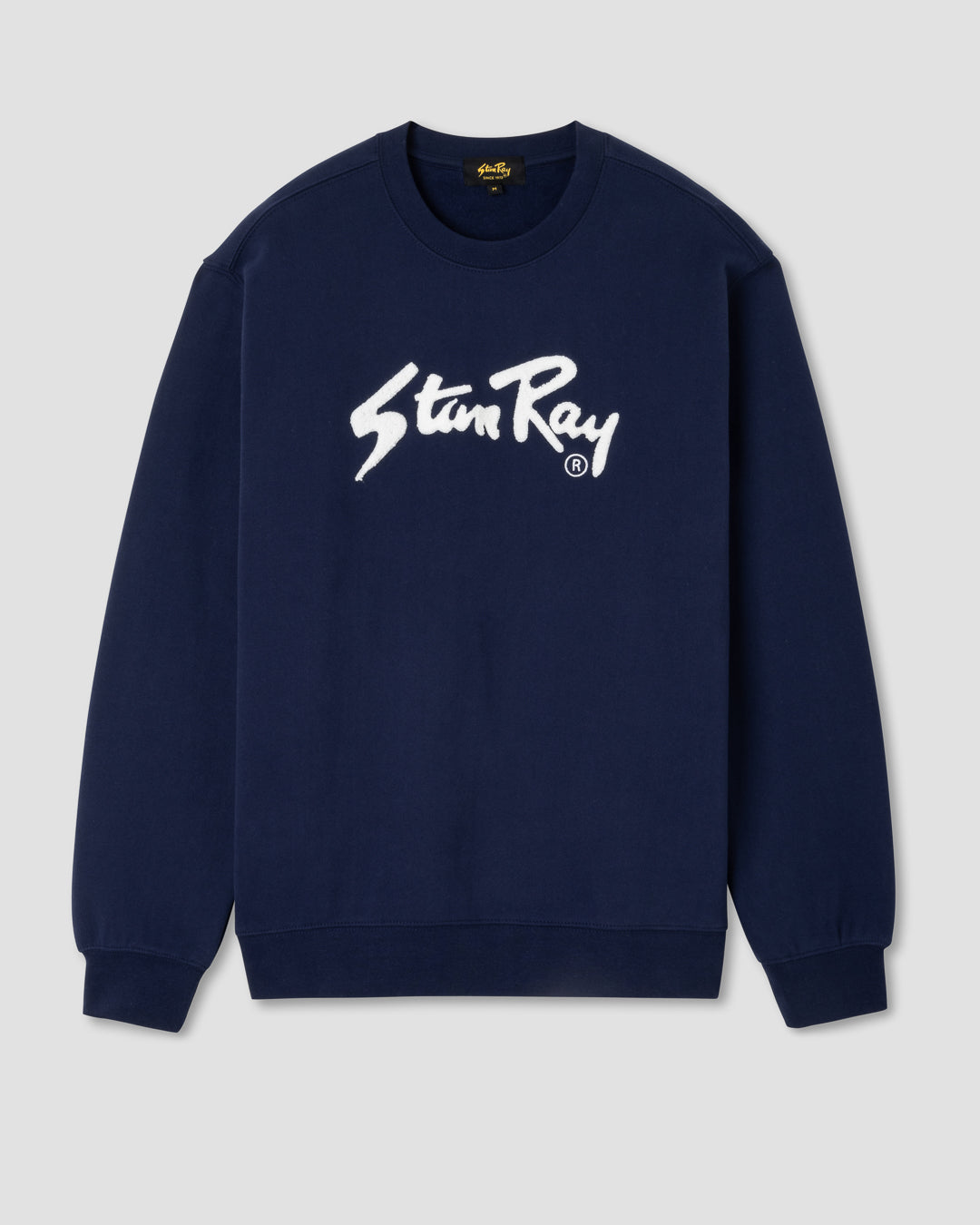 Chenille Patch Crew (Navy/White)