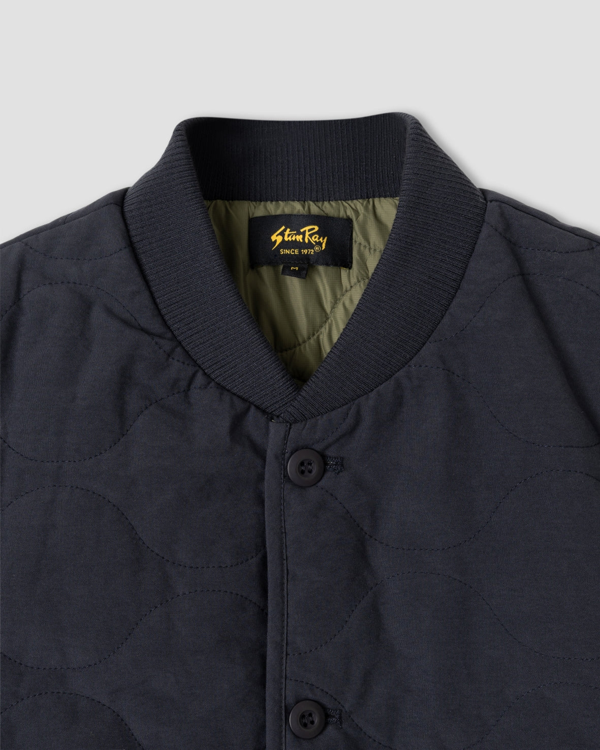Quilted Vest (Black/Olive)