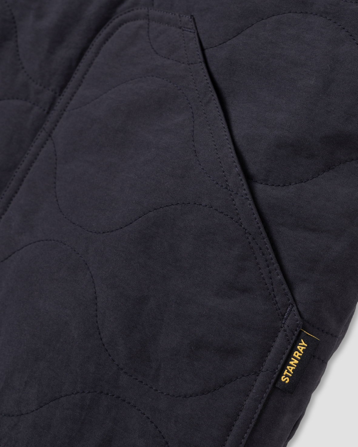 Quilted Vest (Black/Olive)