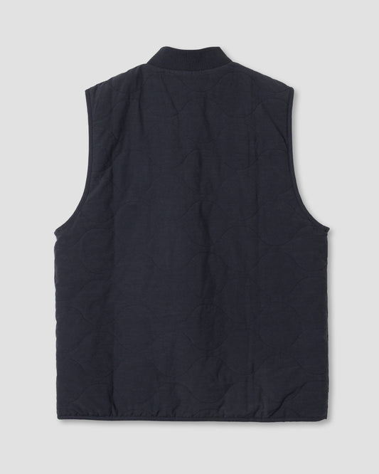 Quilted Vest (Black/Olive)