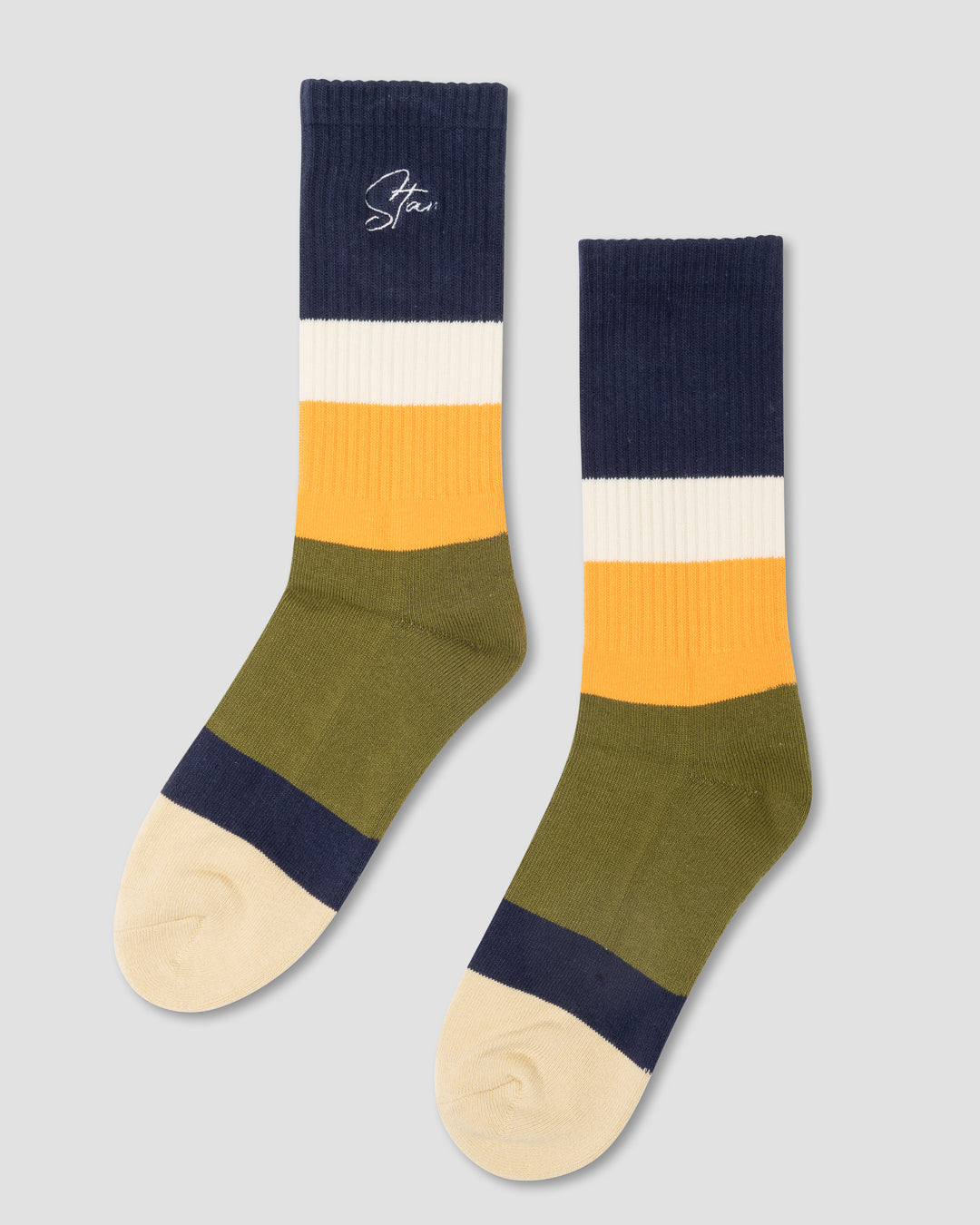 Wide Stripe Sock (Stripe Multi)