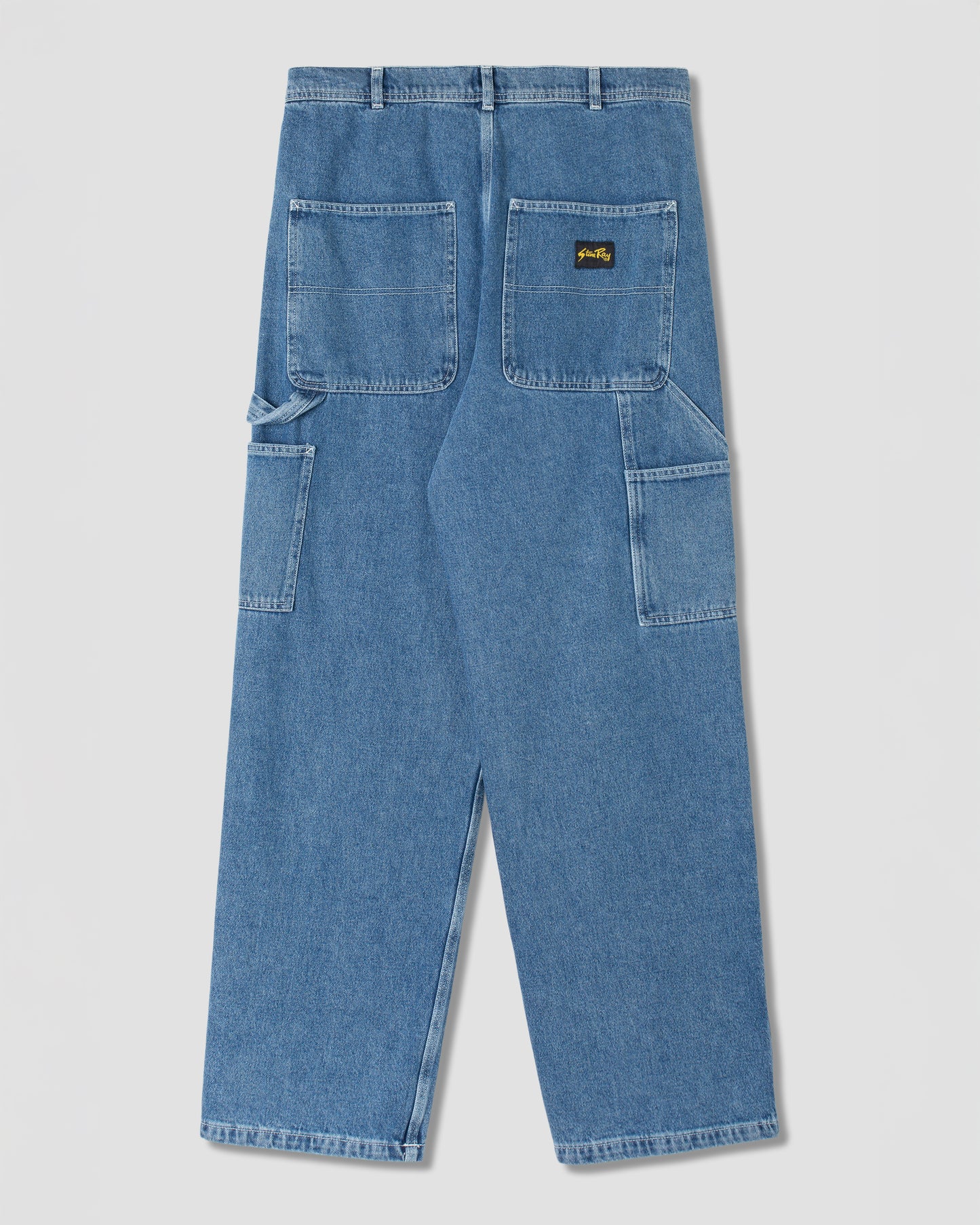 Gros travail de peintre (Denim délavé à la pierre lourde)