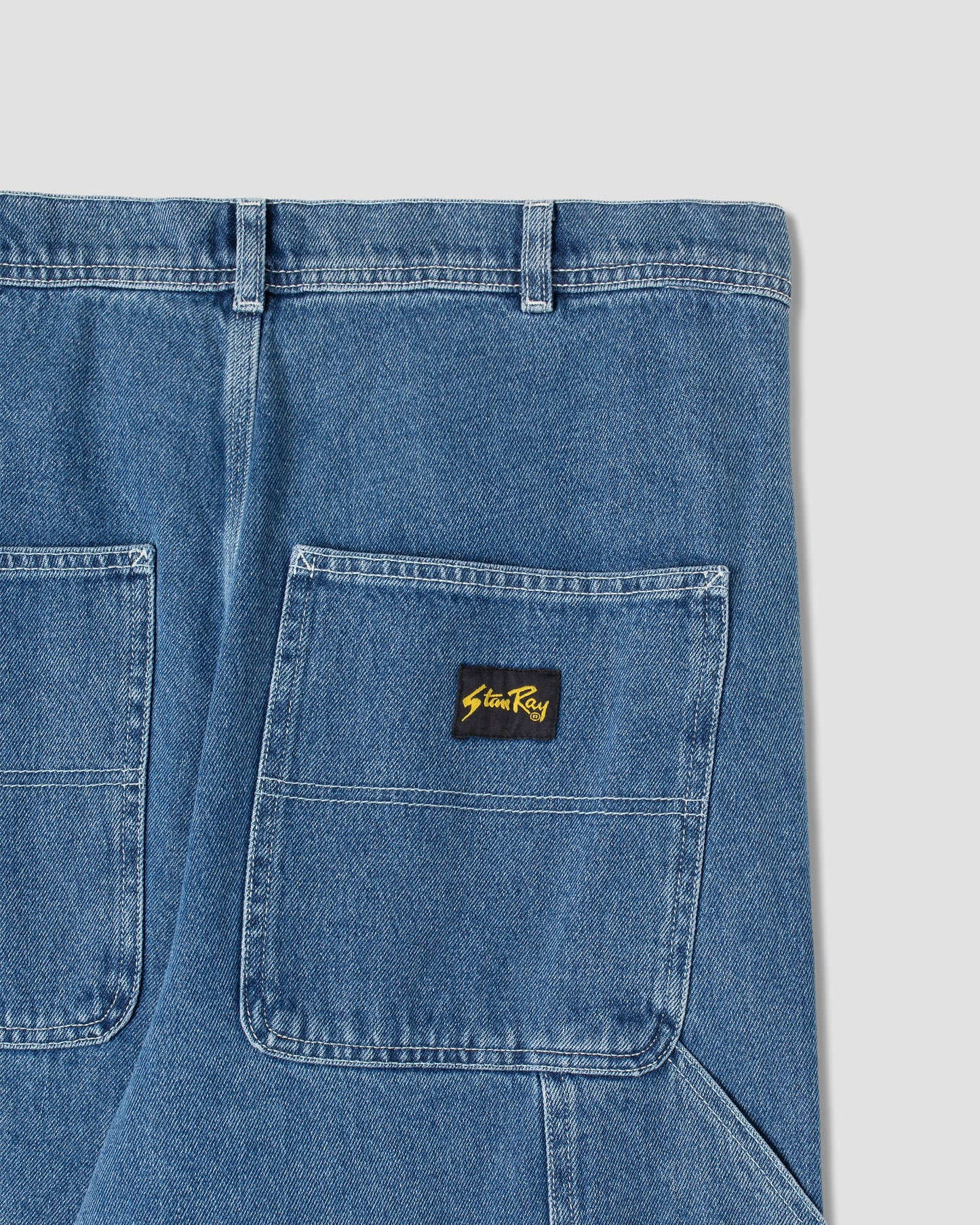 Gros travail de peintre (Denim délavé à la pierre lourde)