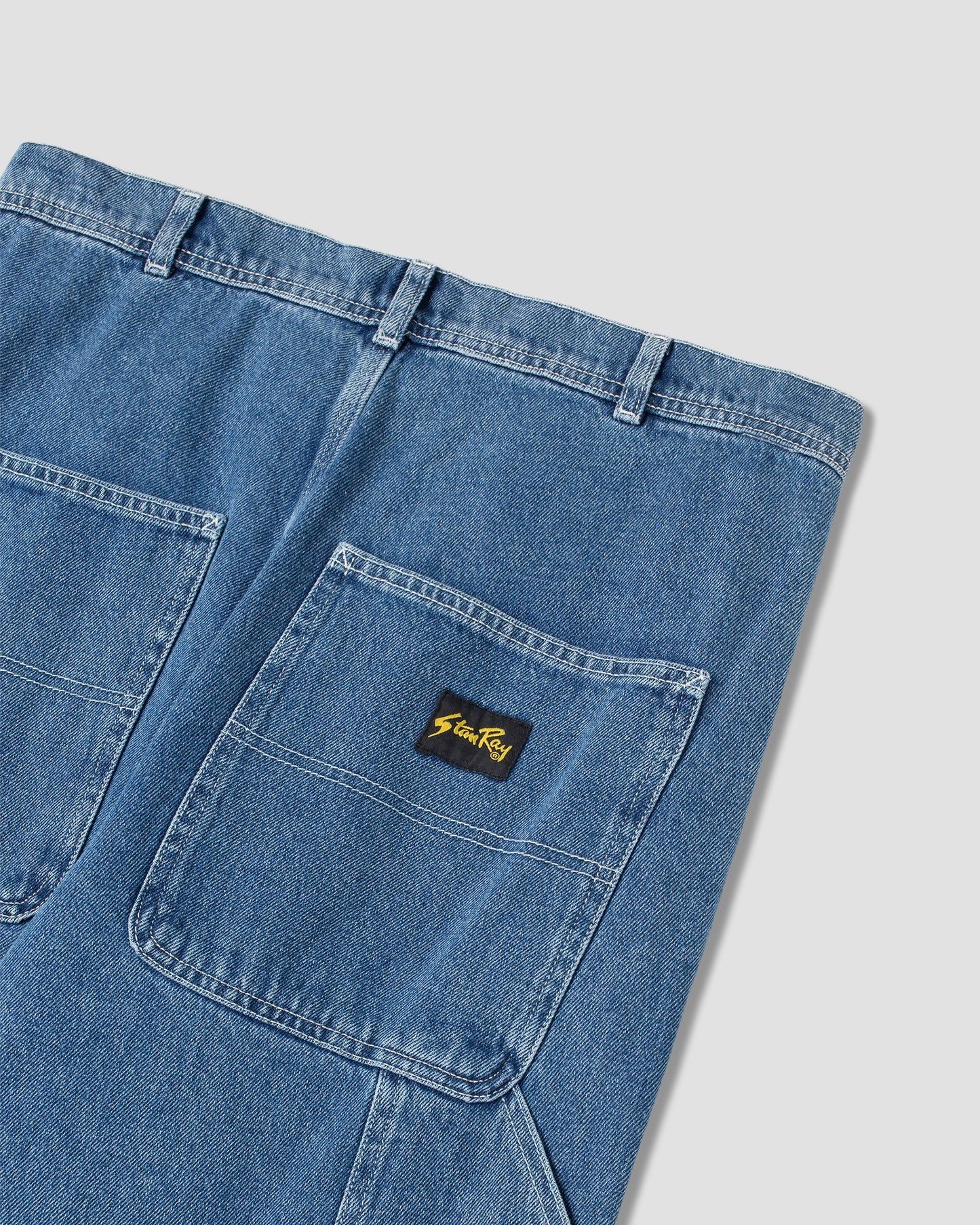 Gros travail de peintre (Denim délavé à la pierre lourde)