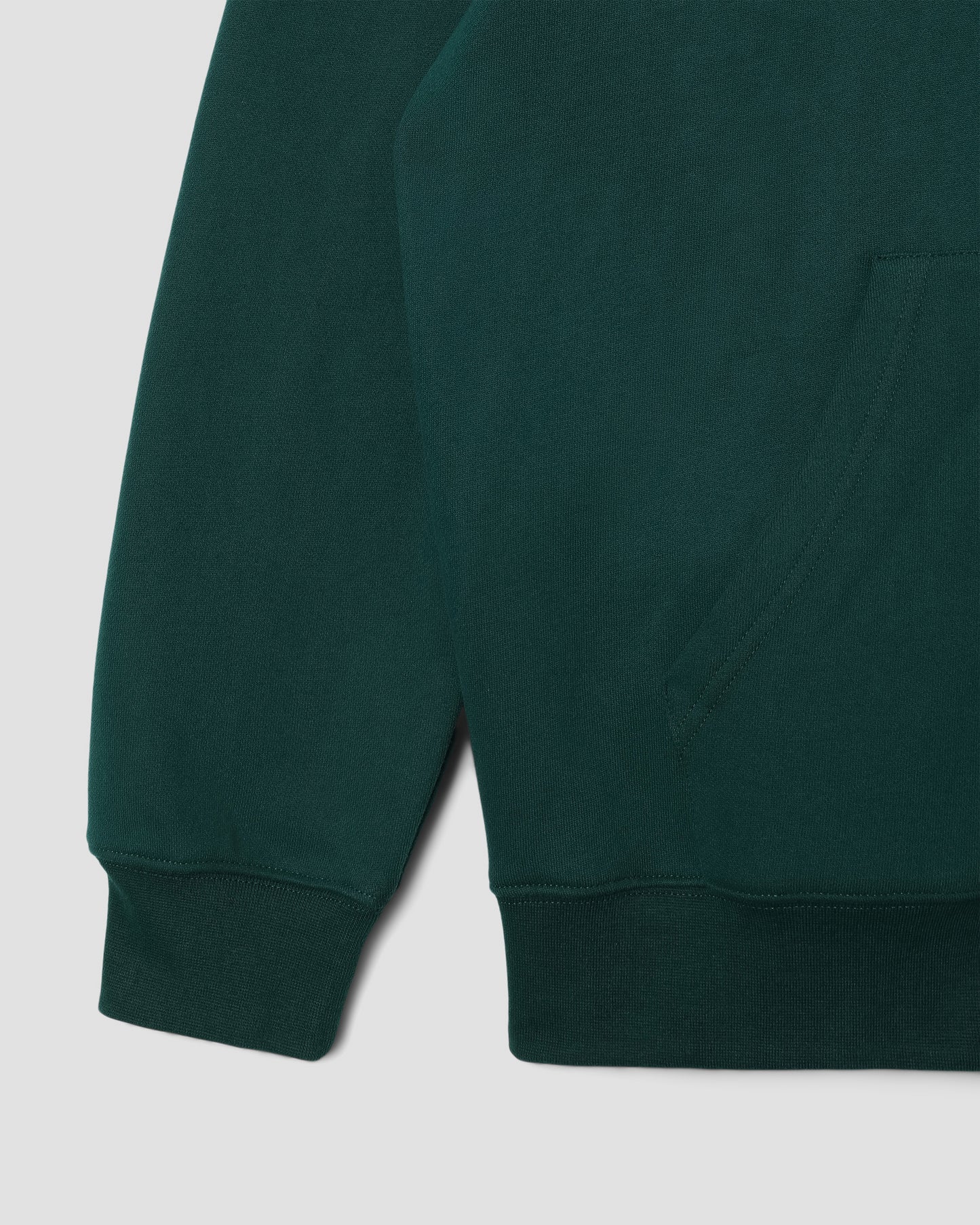 Brush Squares Zip Hood (Botanical Green)