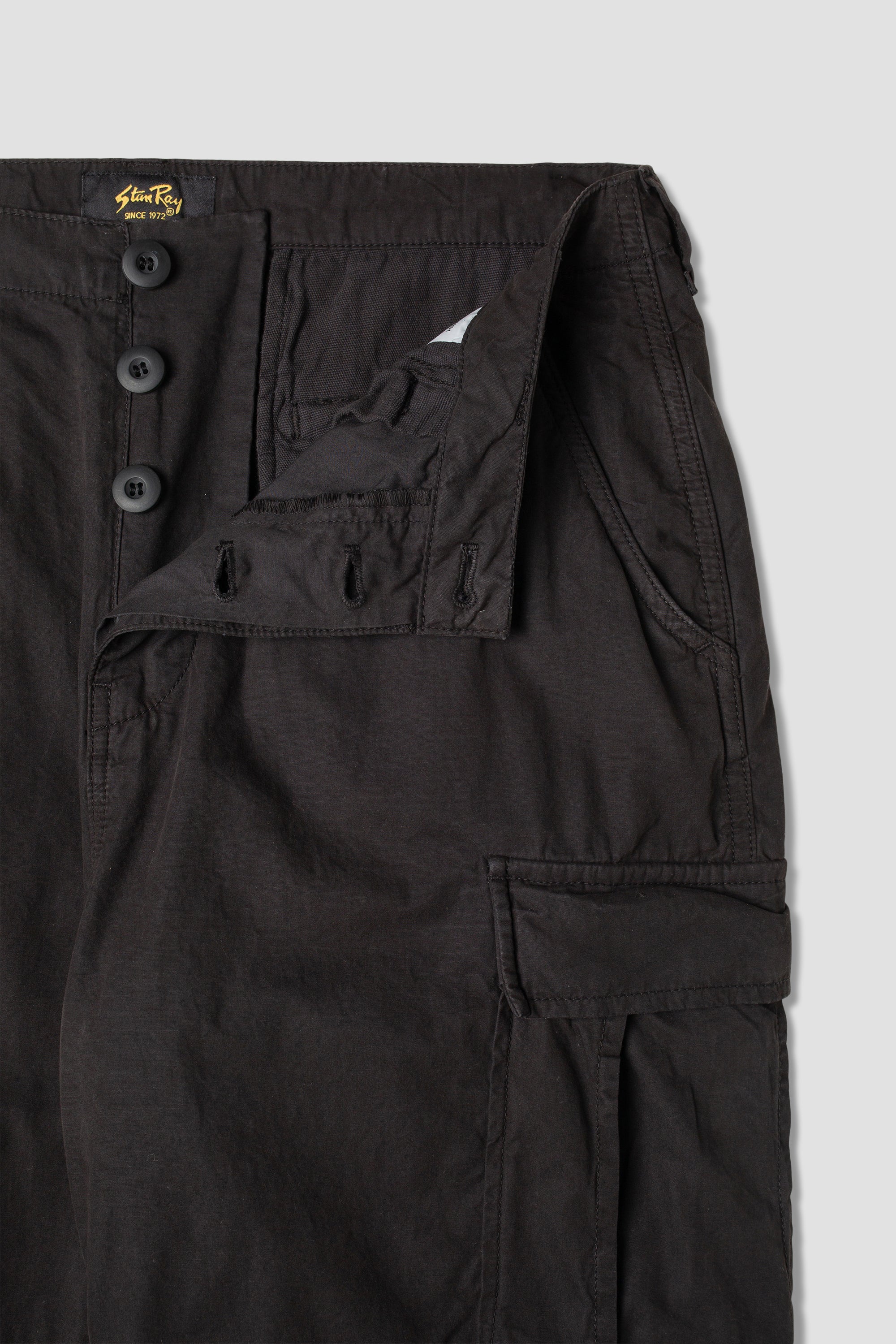 Cargo Pant (Black Poplin)