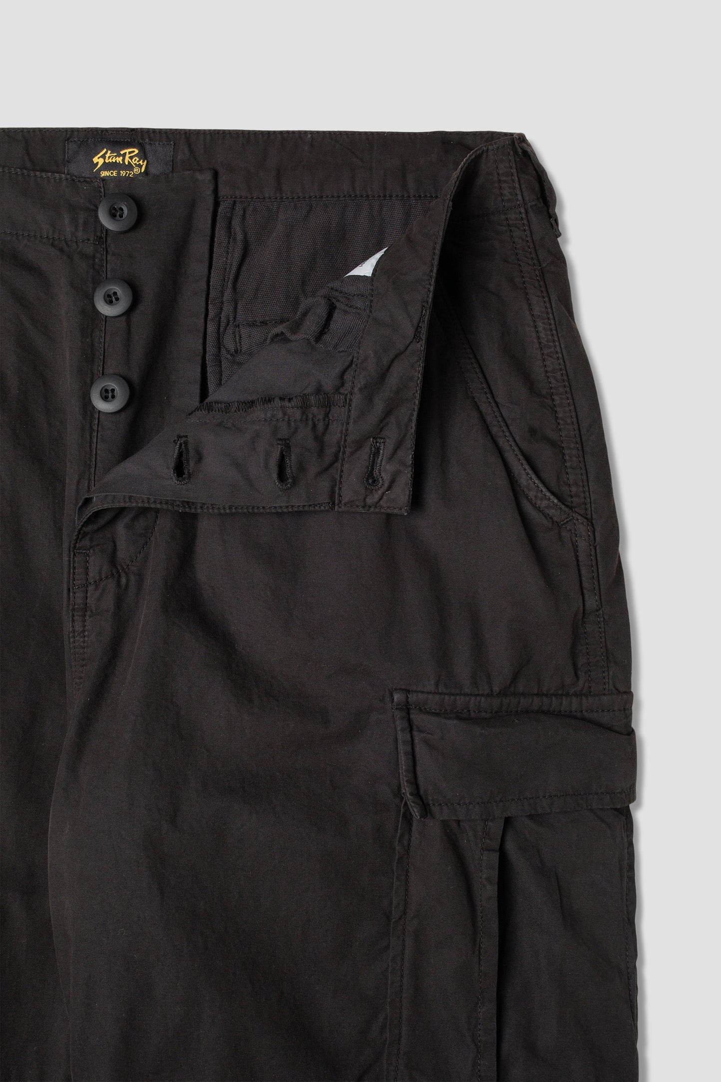 Cargo Pant (Black Poplin)