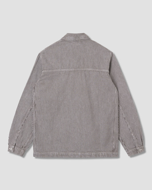 Coverall Jacket Core (Black Hickory Stripe)