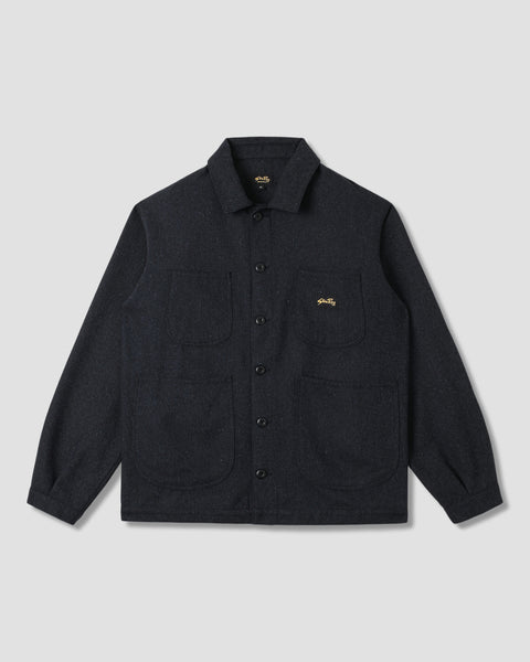 Coverall Jacket (Navy Wool) – Stan Ray