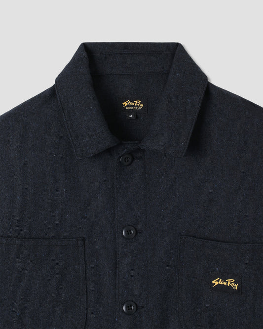Coverall Jacket (Navy Wool)
