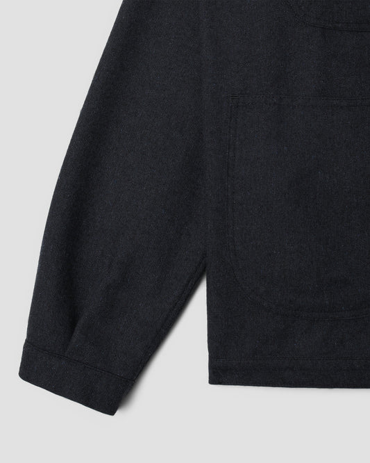 Coverall Jacket (Navy Wool)