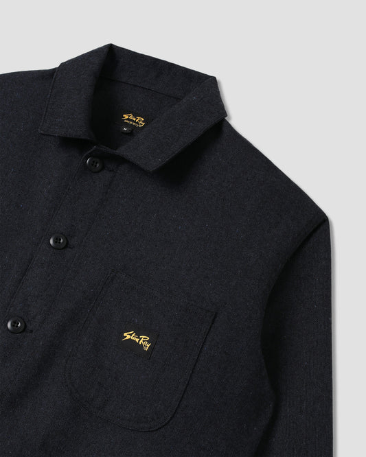 Coverall Jacket (Navy Wool)