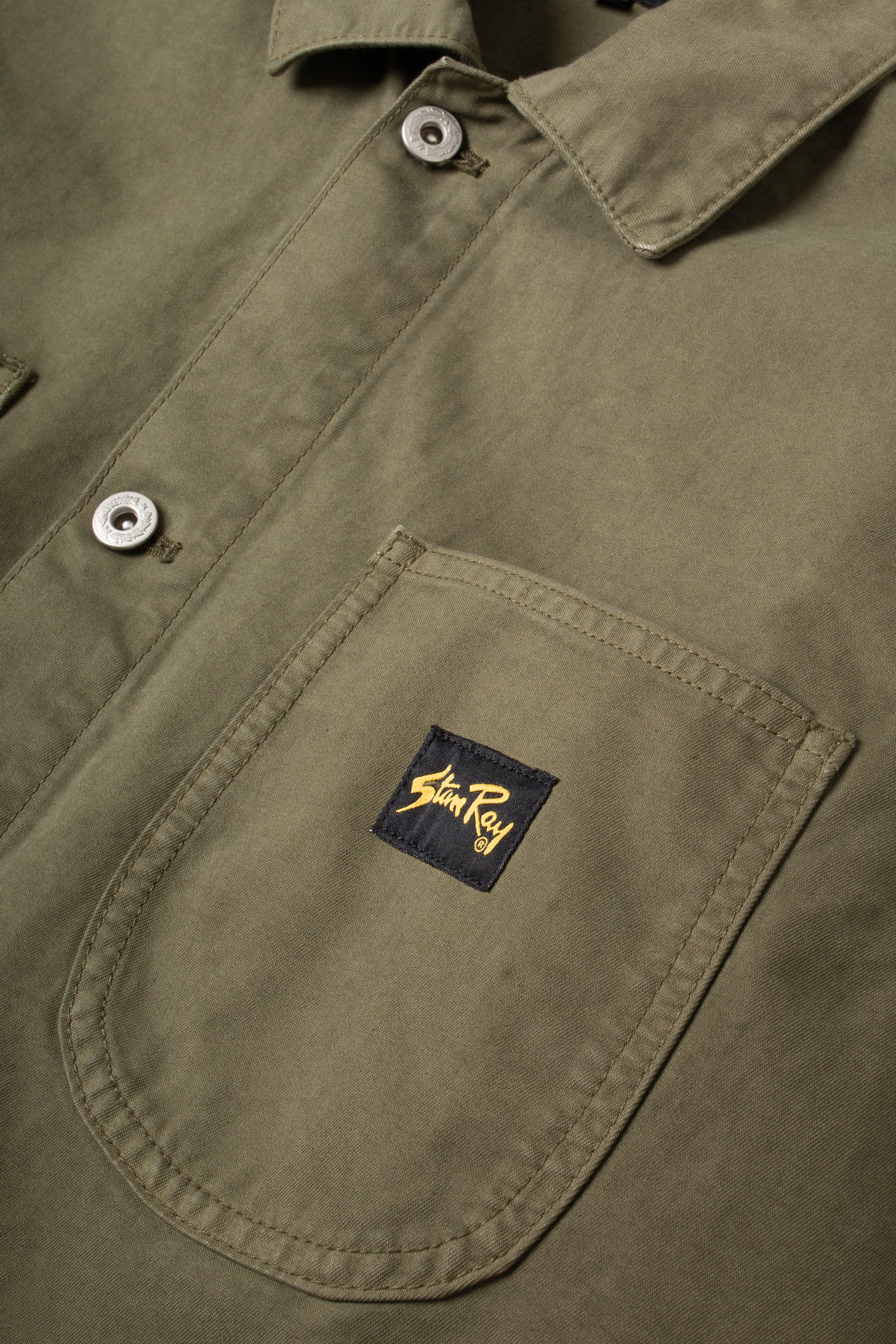 Coverall Jacket, Unlined (Olive Twill)