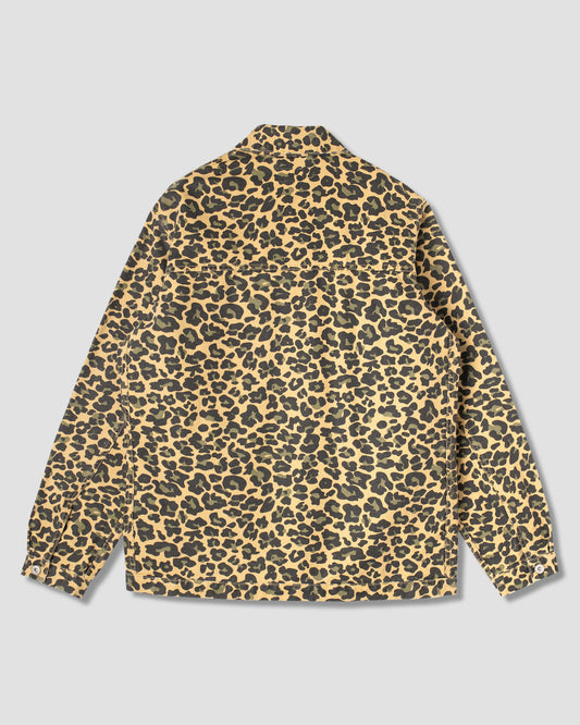 Coverall Jacket (Washed Leopard Camo Duck)