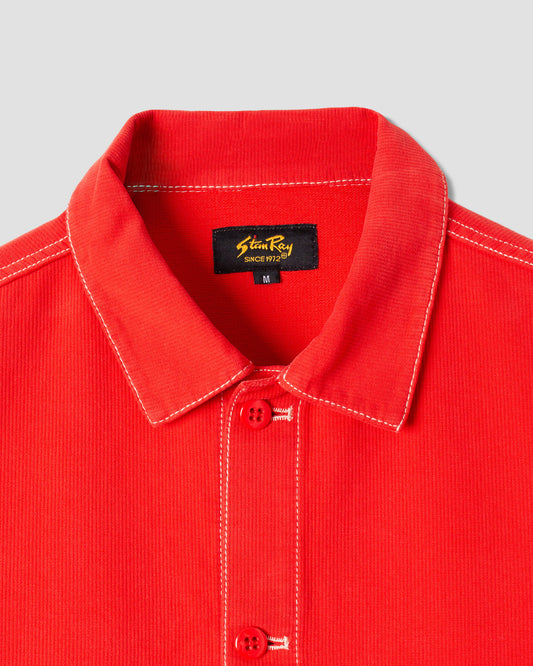 CPO-Hemd (gealterter roter Bedford-Cord)
