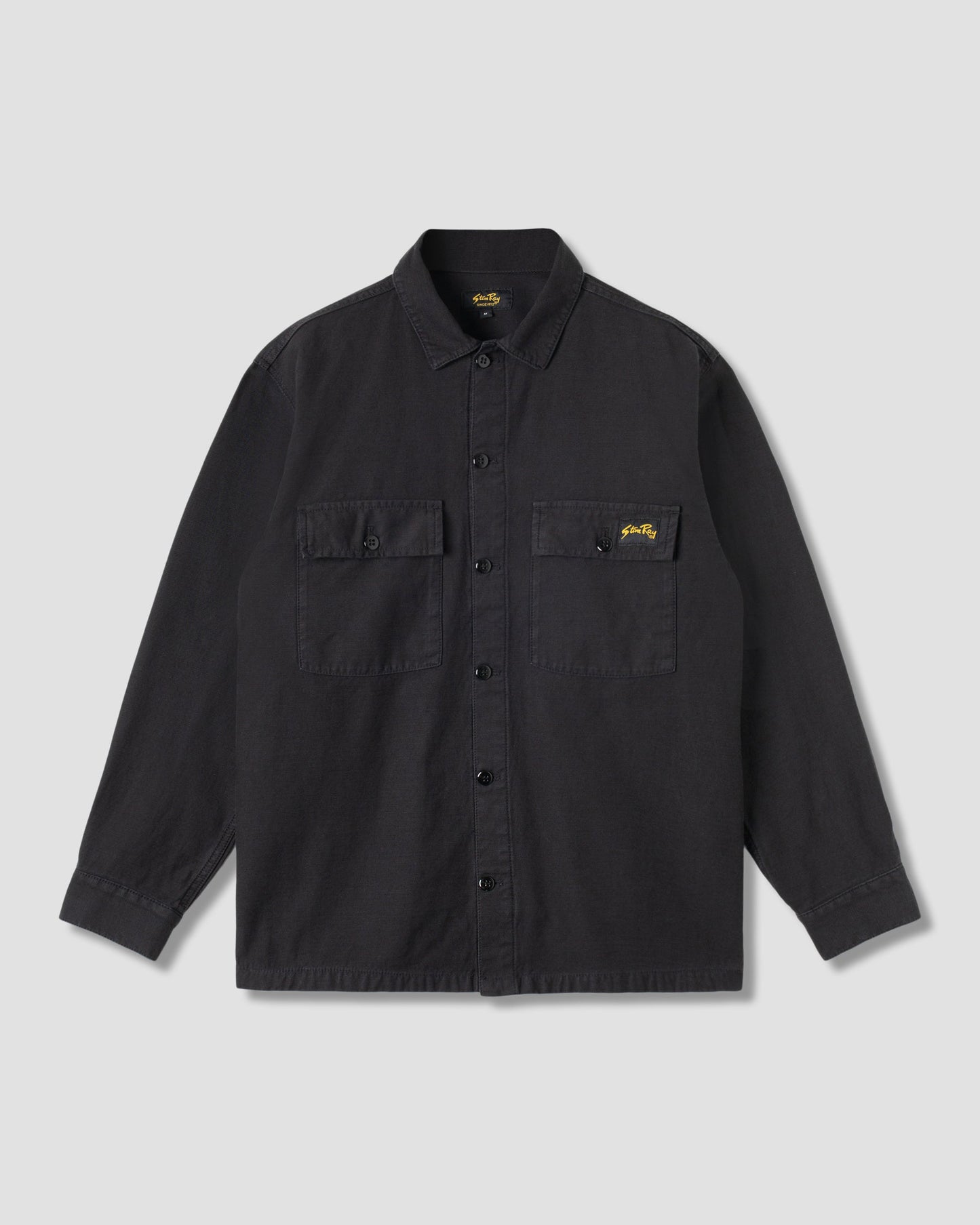 Chemise CPO (satin noir)