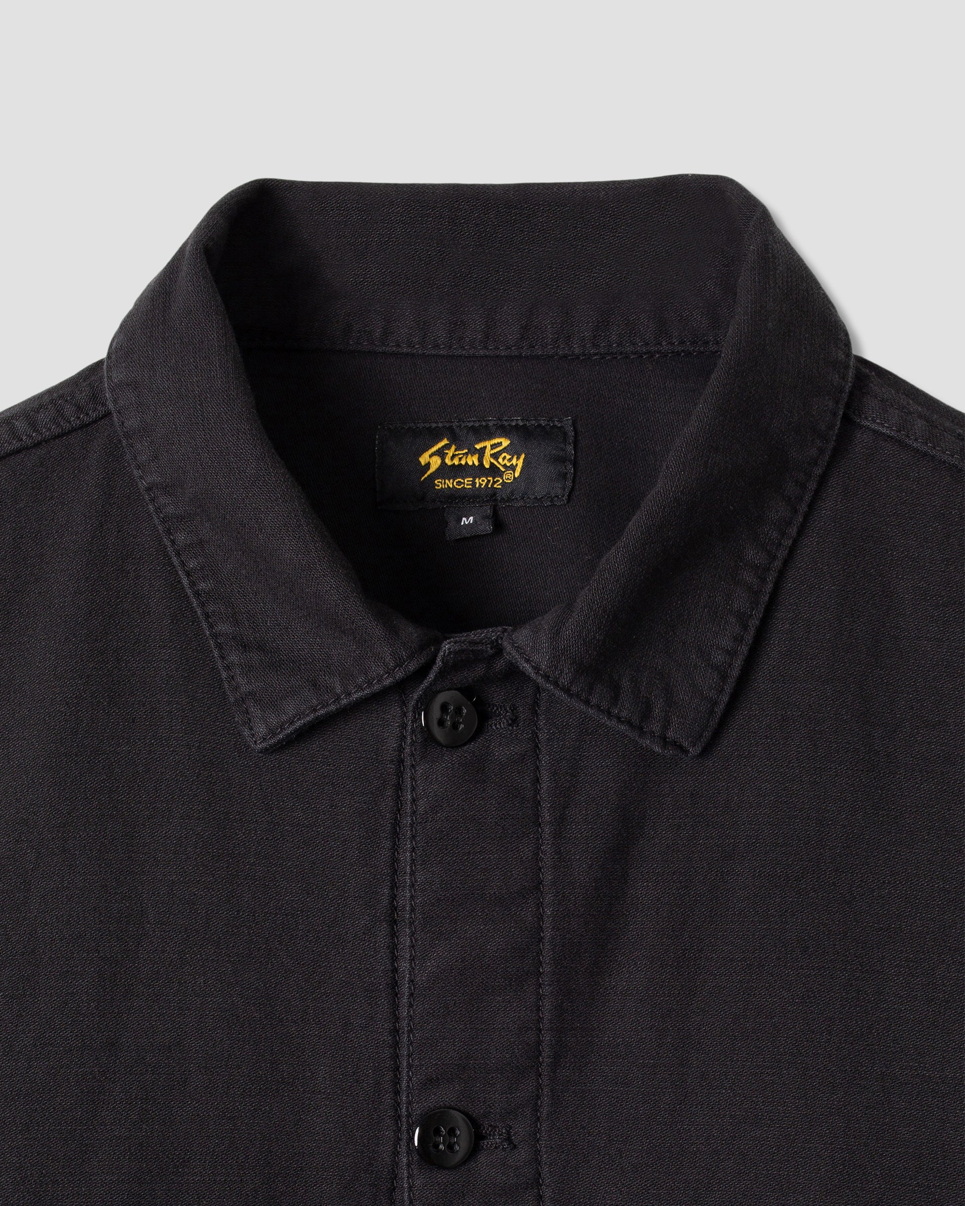 Chemise CPO (satin noir)