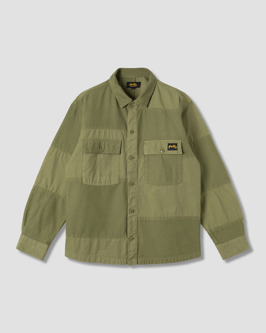 CPO Shirt (Olive Sateen/Ripstop Mix)