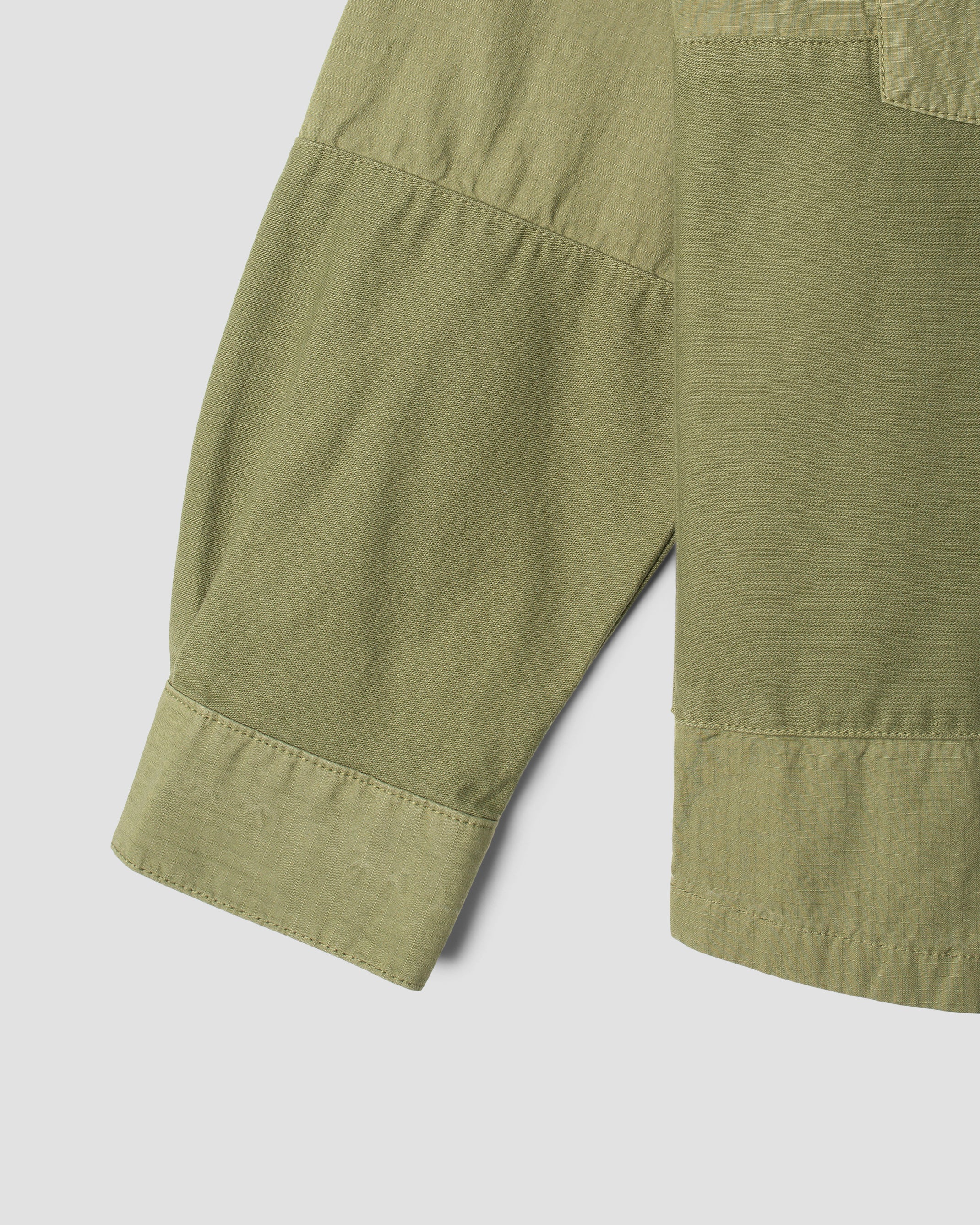 CPO Shirt (Olive Sateen/Ripstop Mix)
