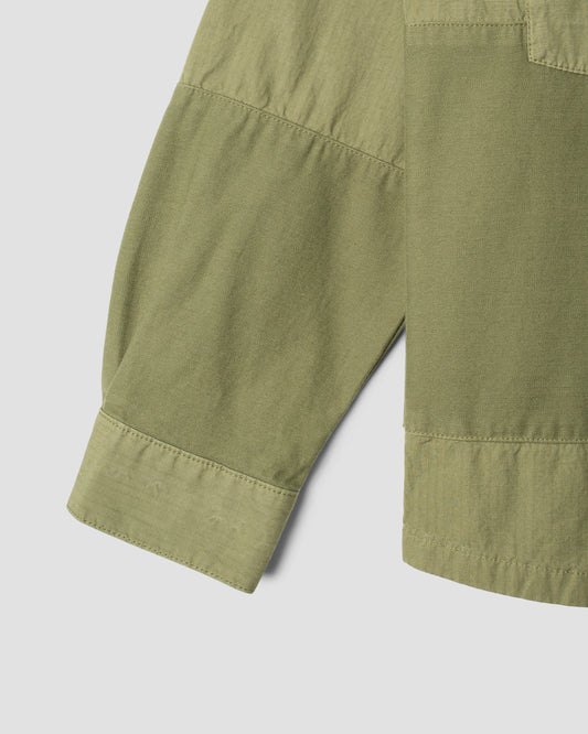 CPO Shirt (Olive Sateen/Ripstop Mix)