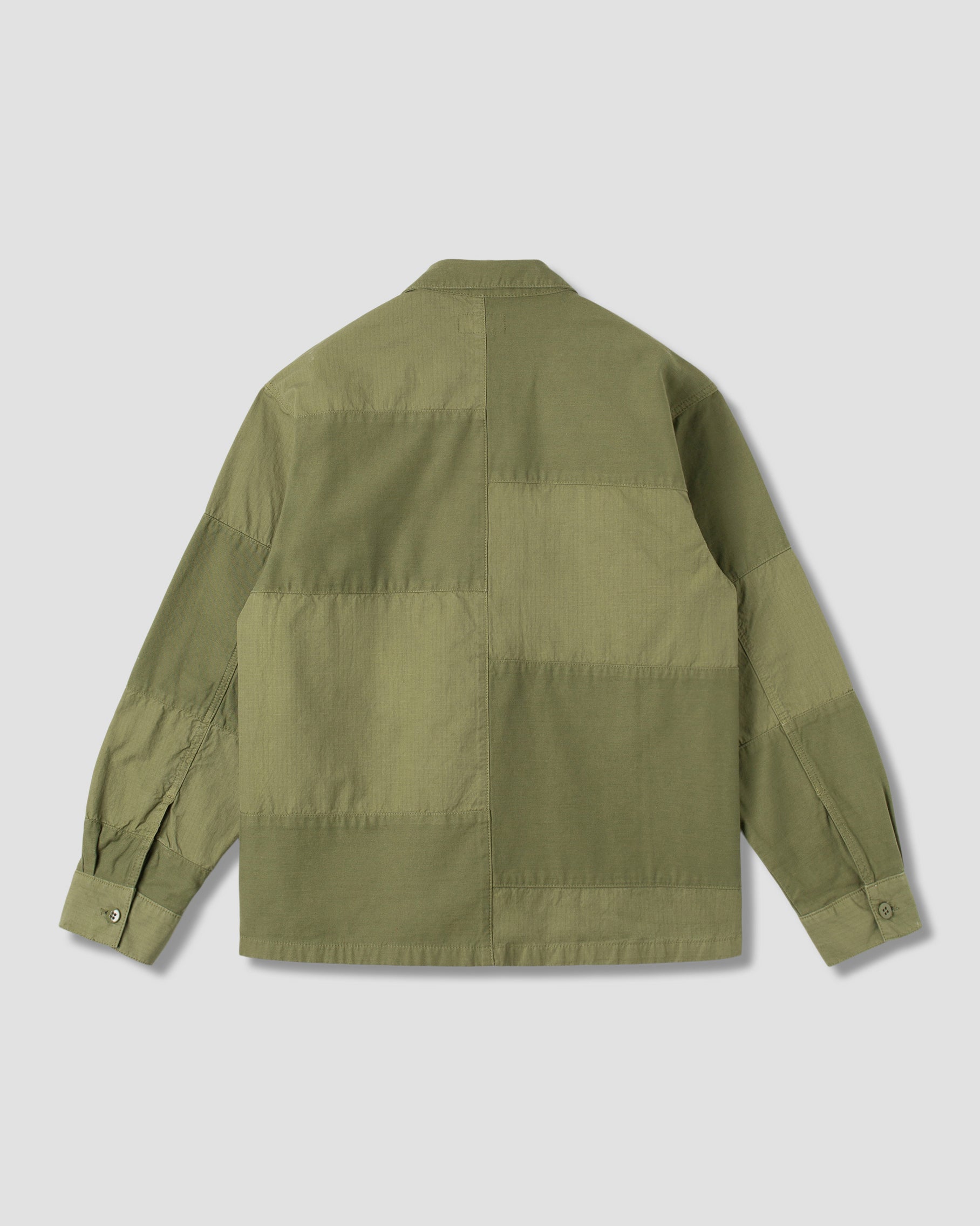 CPO Shirt (Olive Sateen/Ripstop Mix)