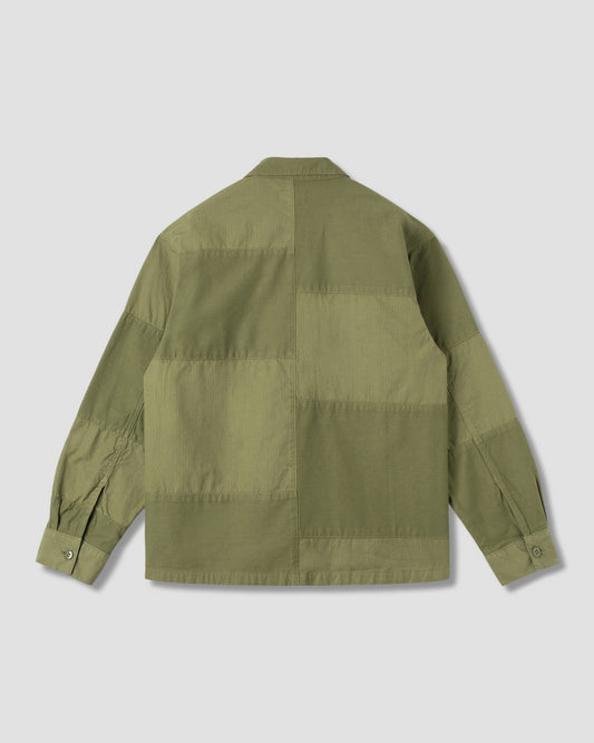 CPO Shirt (Olive Sateen/Ripstop Mix)