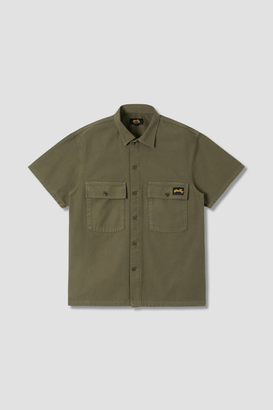 CPO Short Sleeve (Olive Sateen)