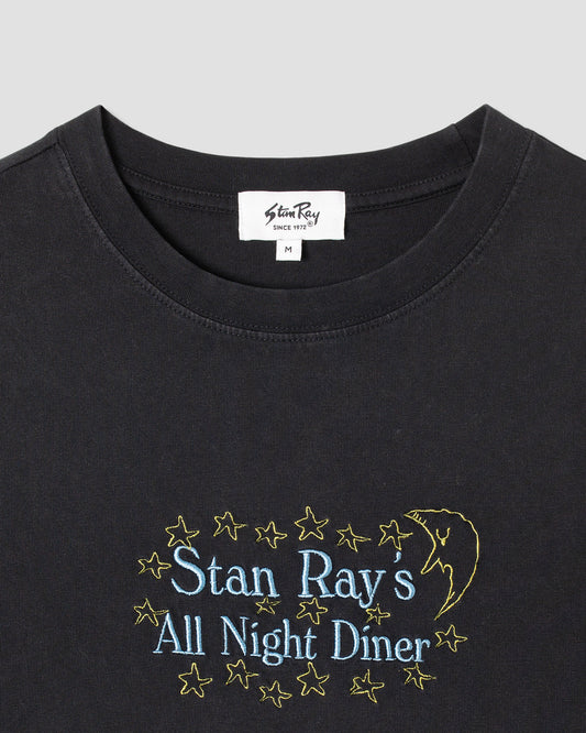 Diner-T-Shirt (verwaschenes Schwarz)