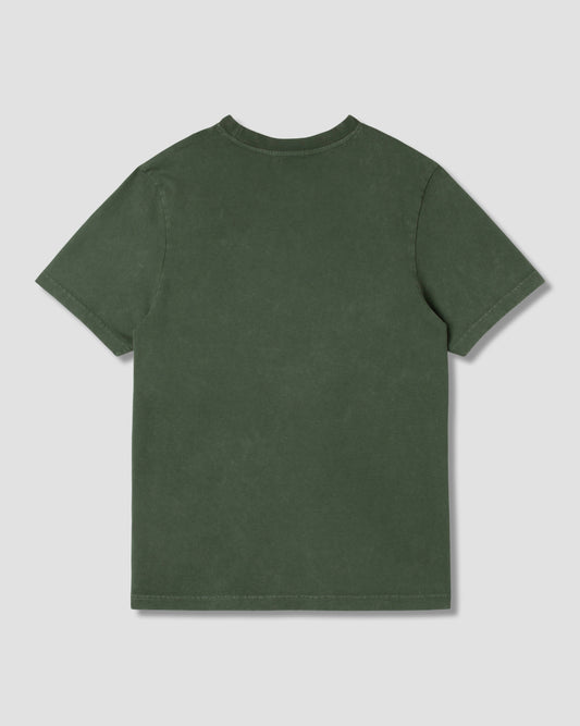 Diner-T-Shirt (gewaschenes Olivgrün)