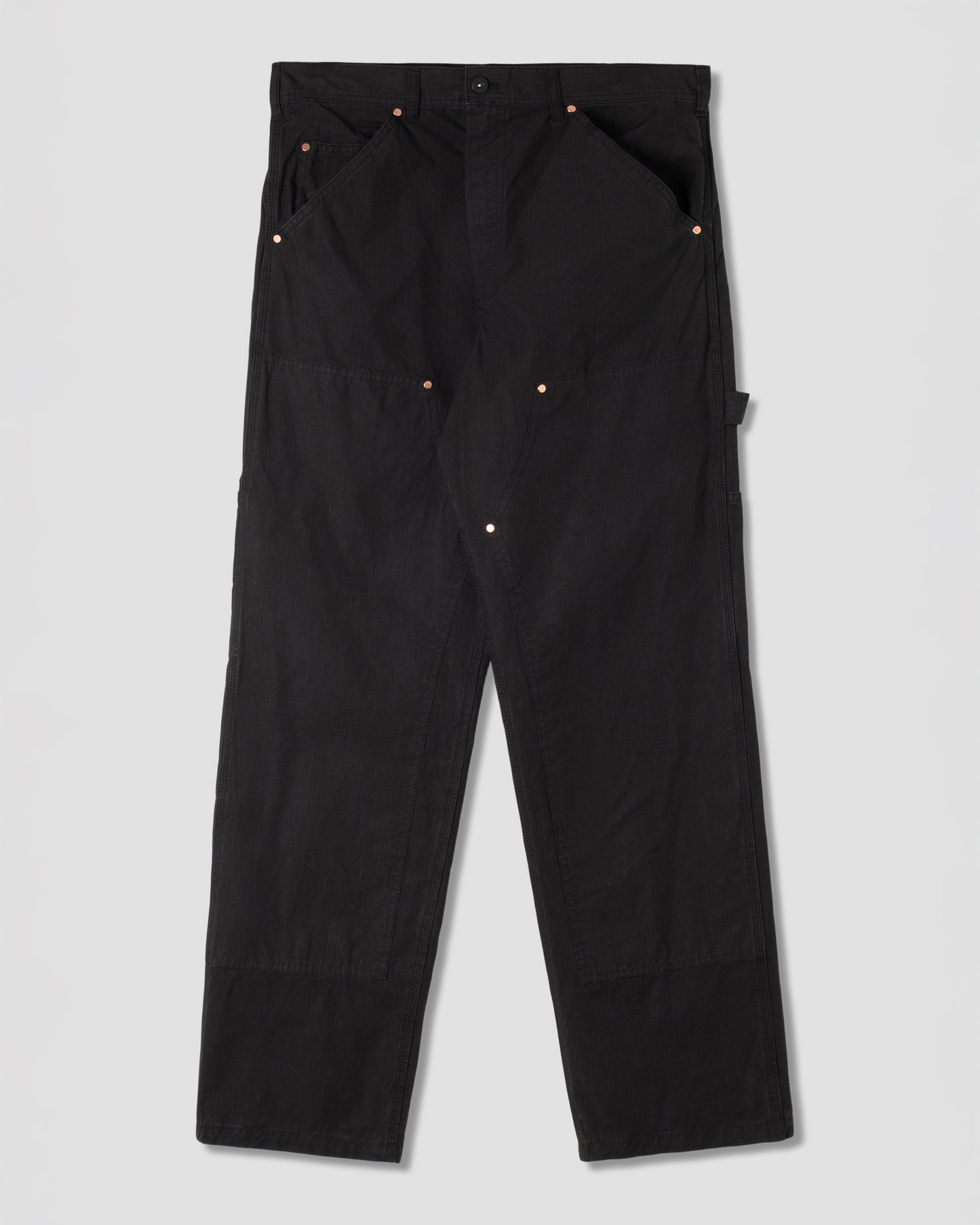 Pantalon double genou (noir Ripstop)