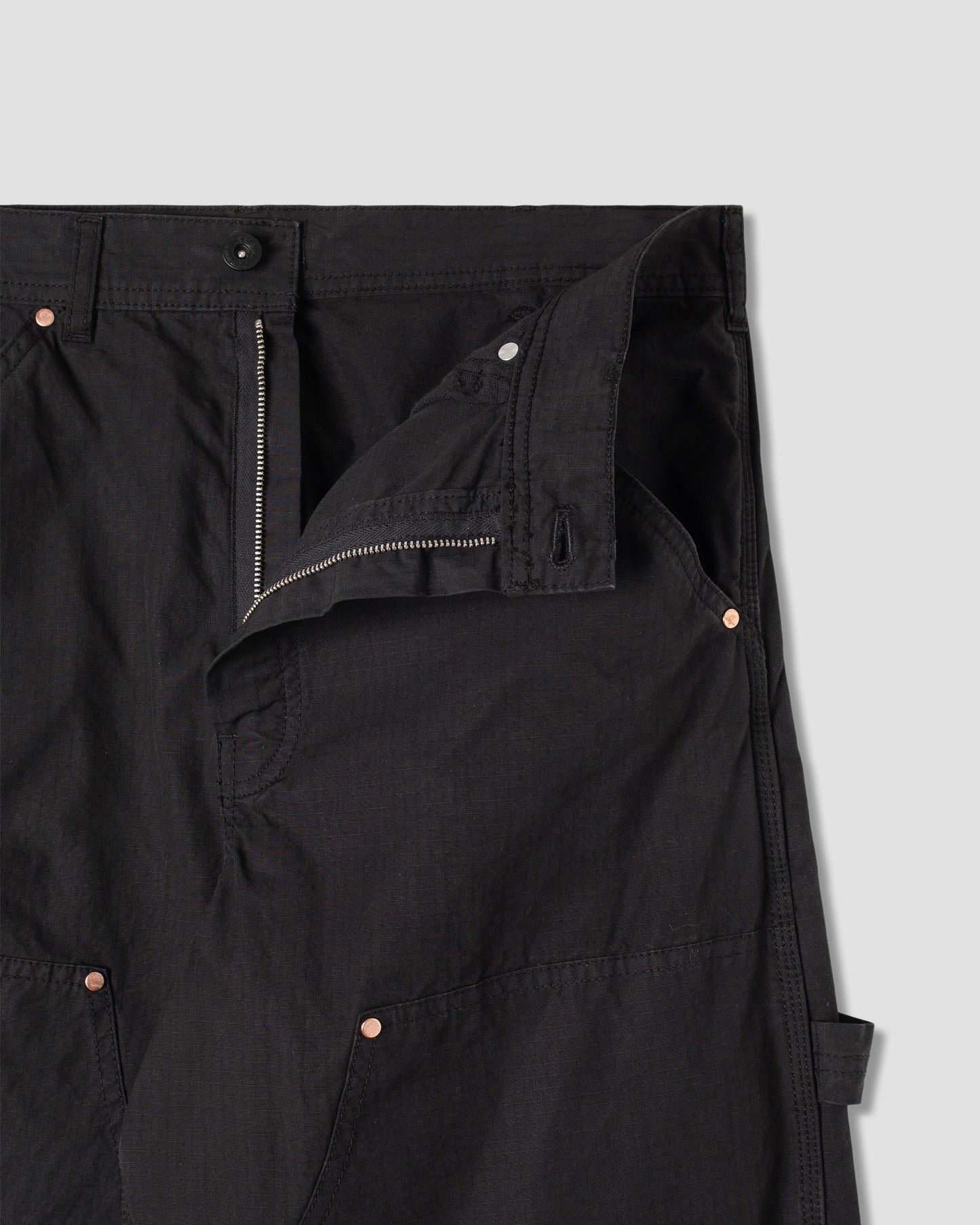 Pantalon double genou (noir Ripstop)