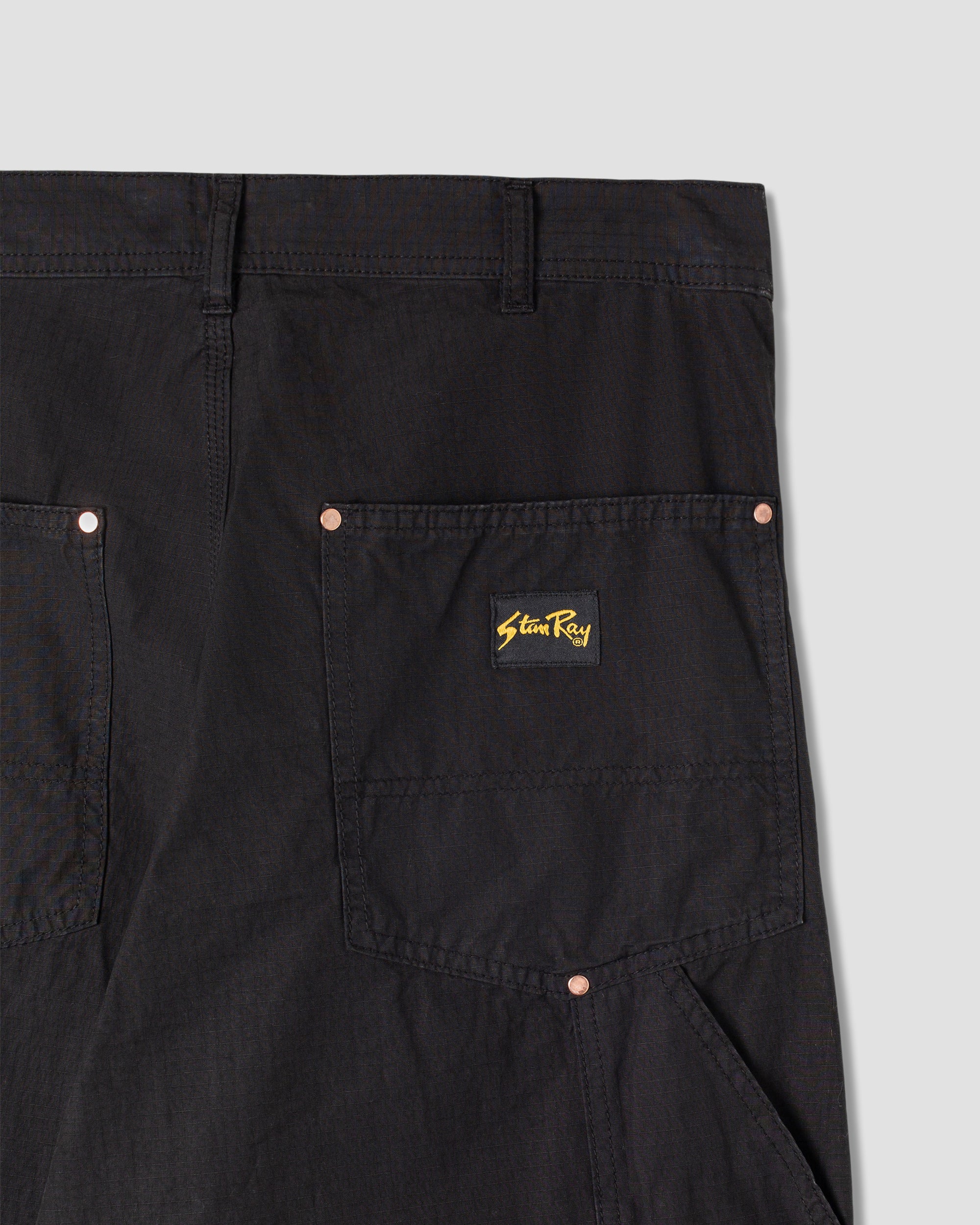 Pantalon double genou (noir Ripstop)