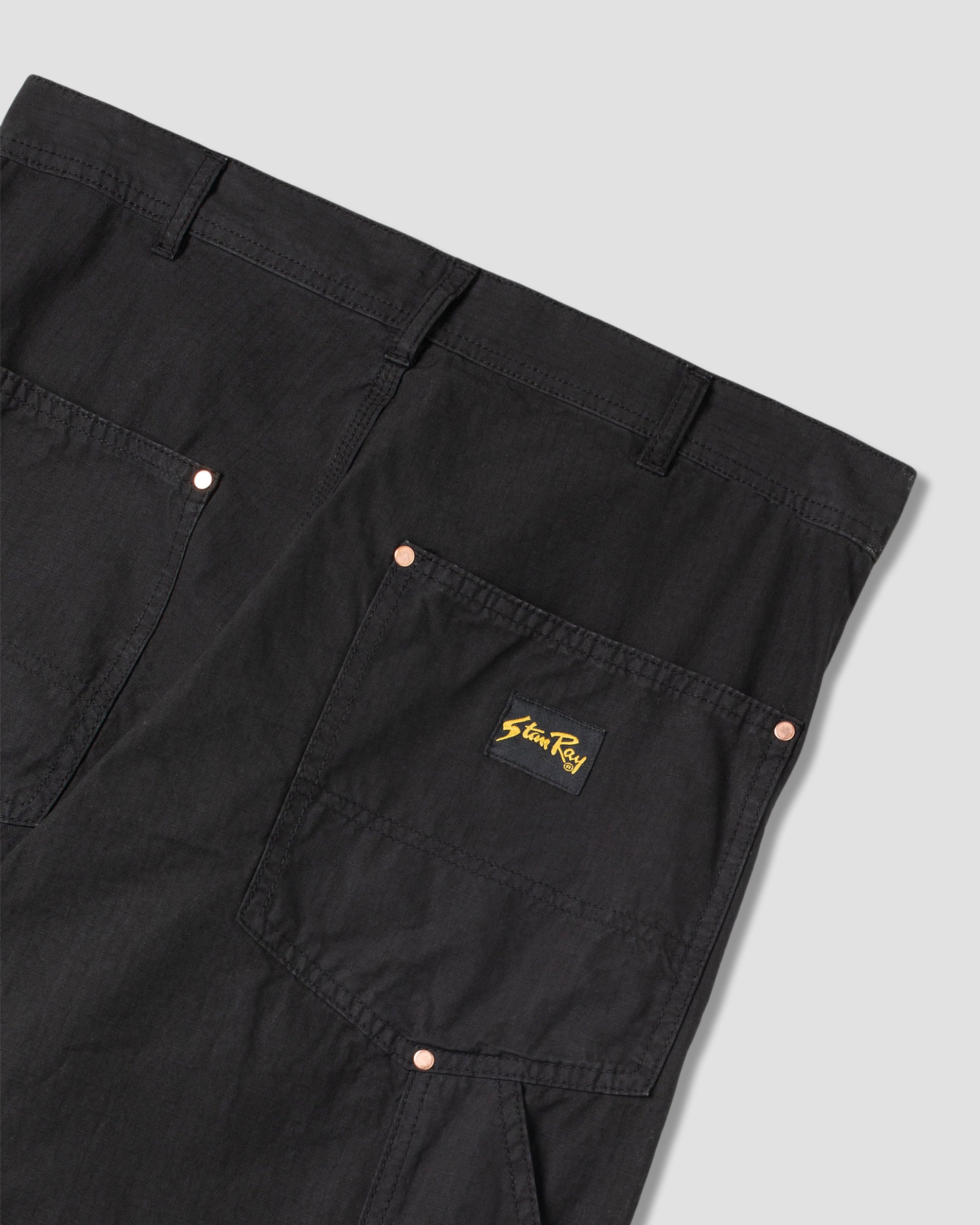 Pantalon double genou (noir Ripstop)