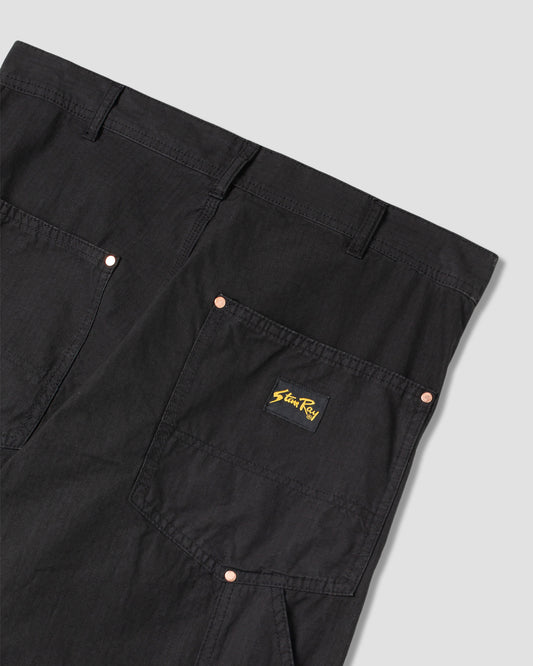 Double Knee Pant (Black Ripstop)