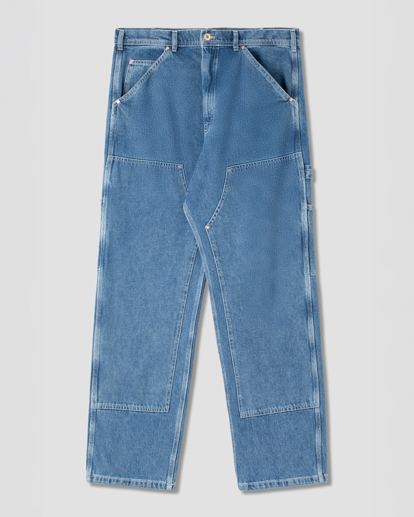 Hose mit doppeltem Knie (Heavy Stone Wash Denim)