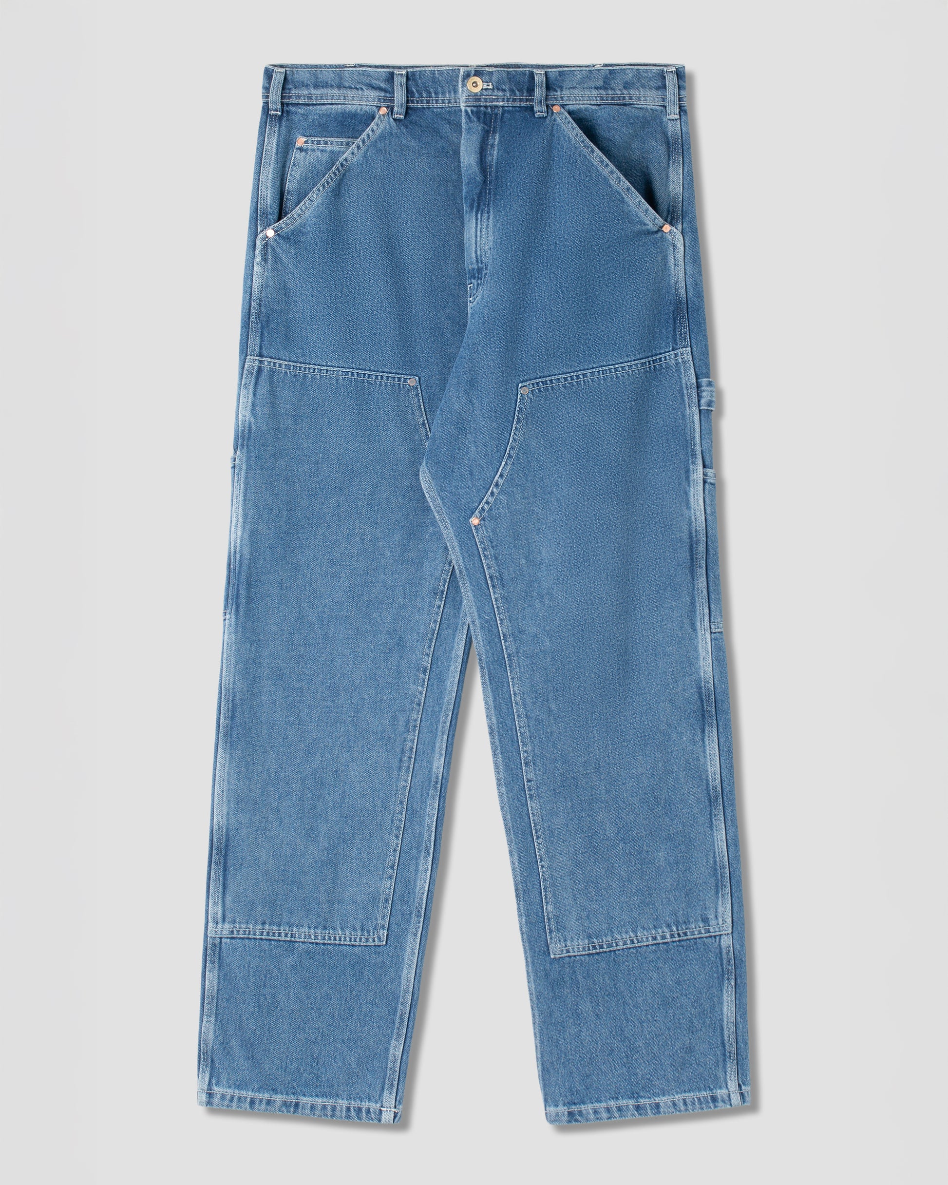 Stan Ray Double Knee Pant Heavy Stone Wash Denim