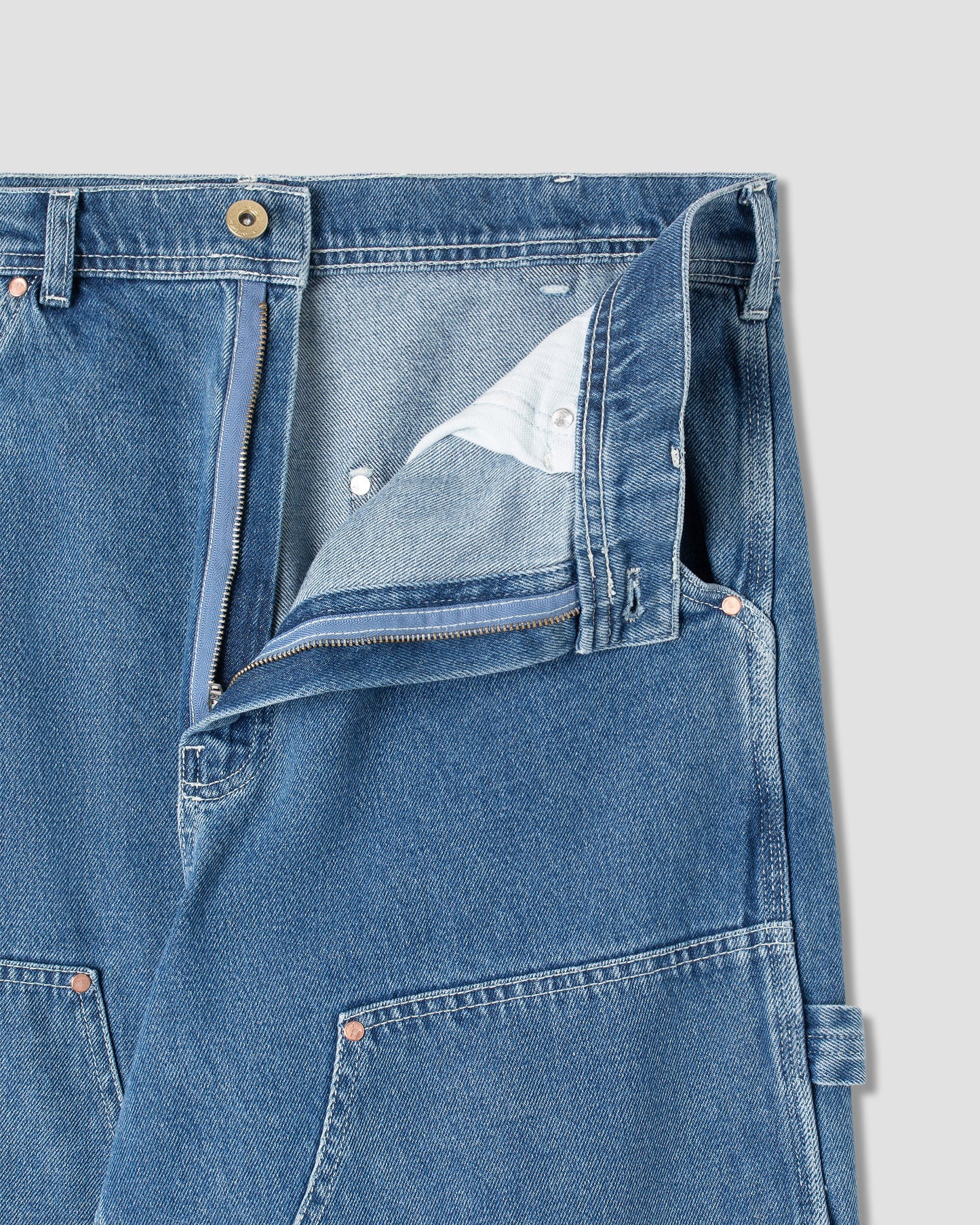 Hose mit doppeltem Knie (Heavy Stone Wash Denim)