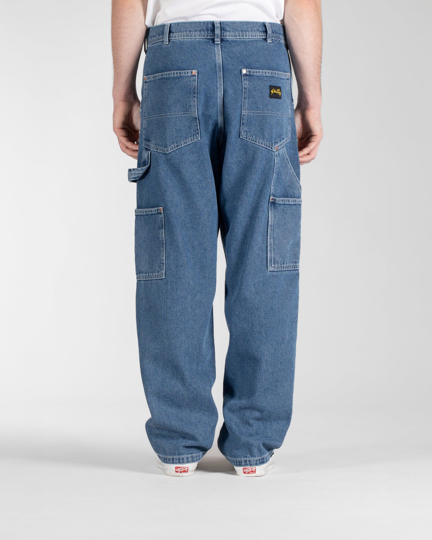 Hose mit doppeltem Knie (Heavy Stone Wash Denim)