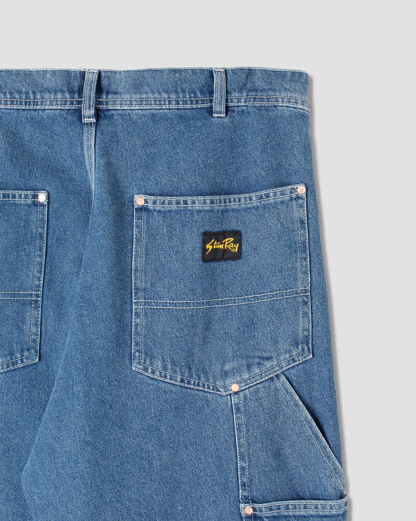 Hose mit doppeltem Knie (Heavy Stone Wash Denim)