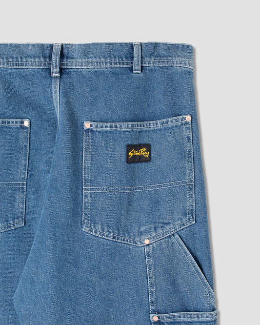 Double Knee Pant (Heavy Stone Wash Denim)