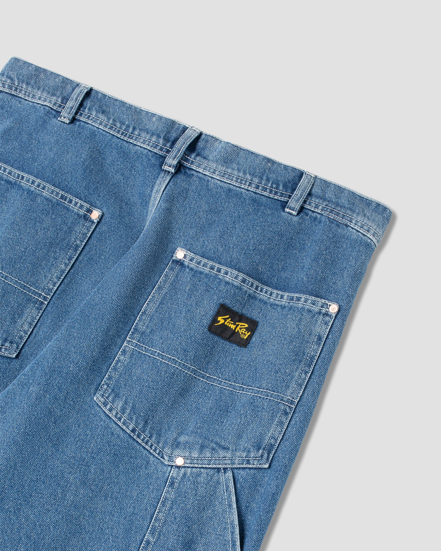 Hose mit doppeltem Knie (Heavy Stone Wash Denim)