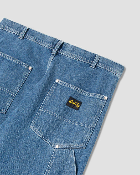 Double Knee Pant (Heavy Stone Wash Denim)