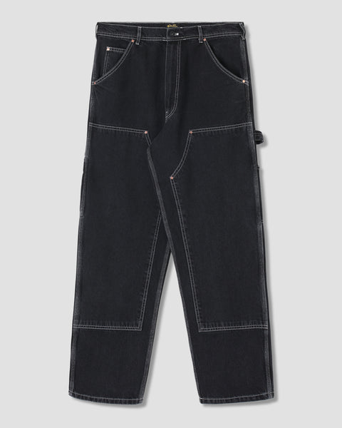 パンツ rivett double knee denim BLACK Wild Ass Black Denim Double Knee Pants - 40 x 32 - Walmart.com