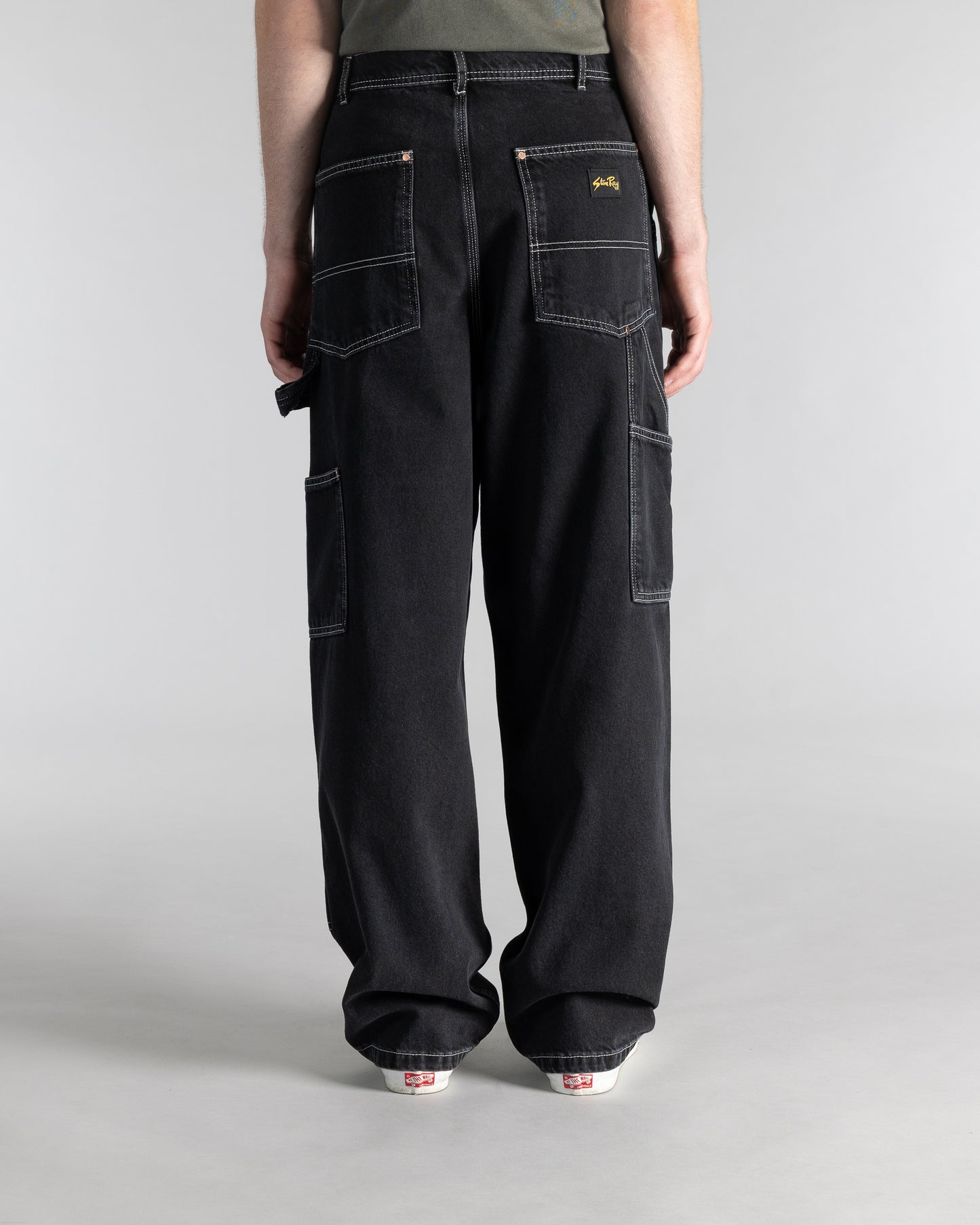 Double Knee Pant (Stonewashed Black Denim)