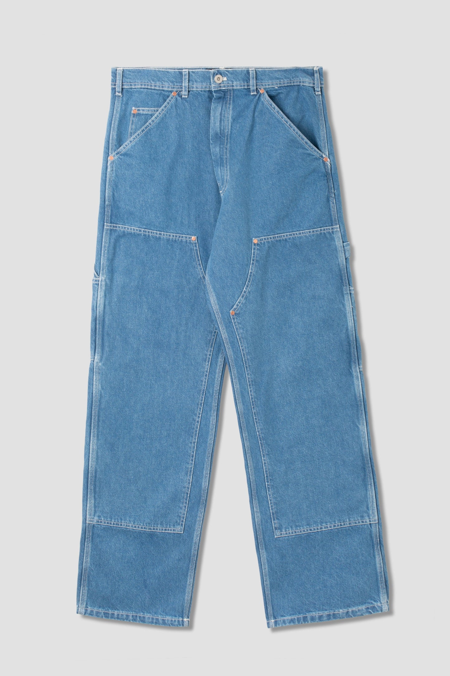 Double Knee Pant (Vintage Stonewash Denim)
