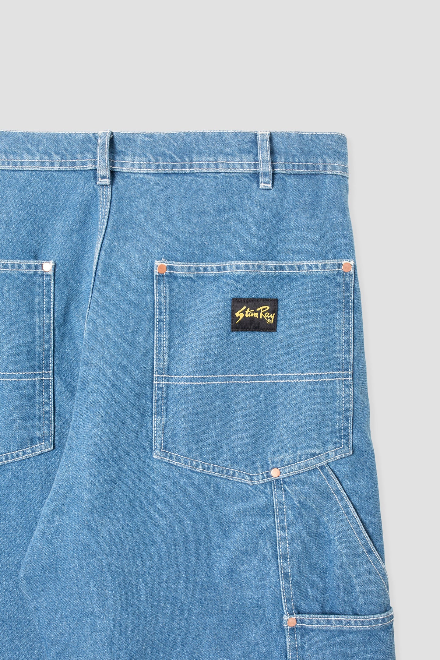 Double Knee Pant (Vintage Stonewash Denim)