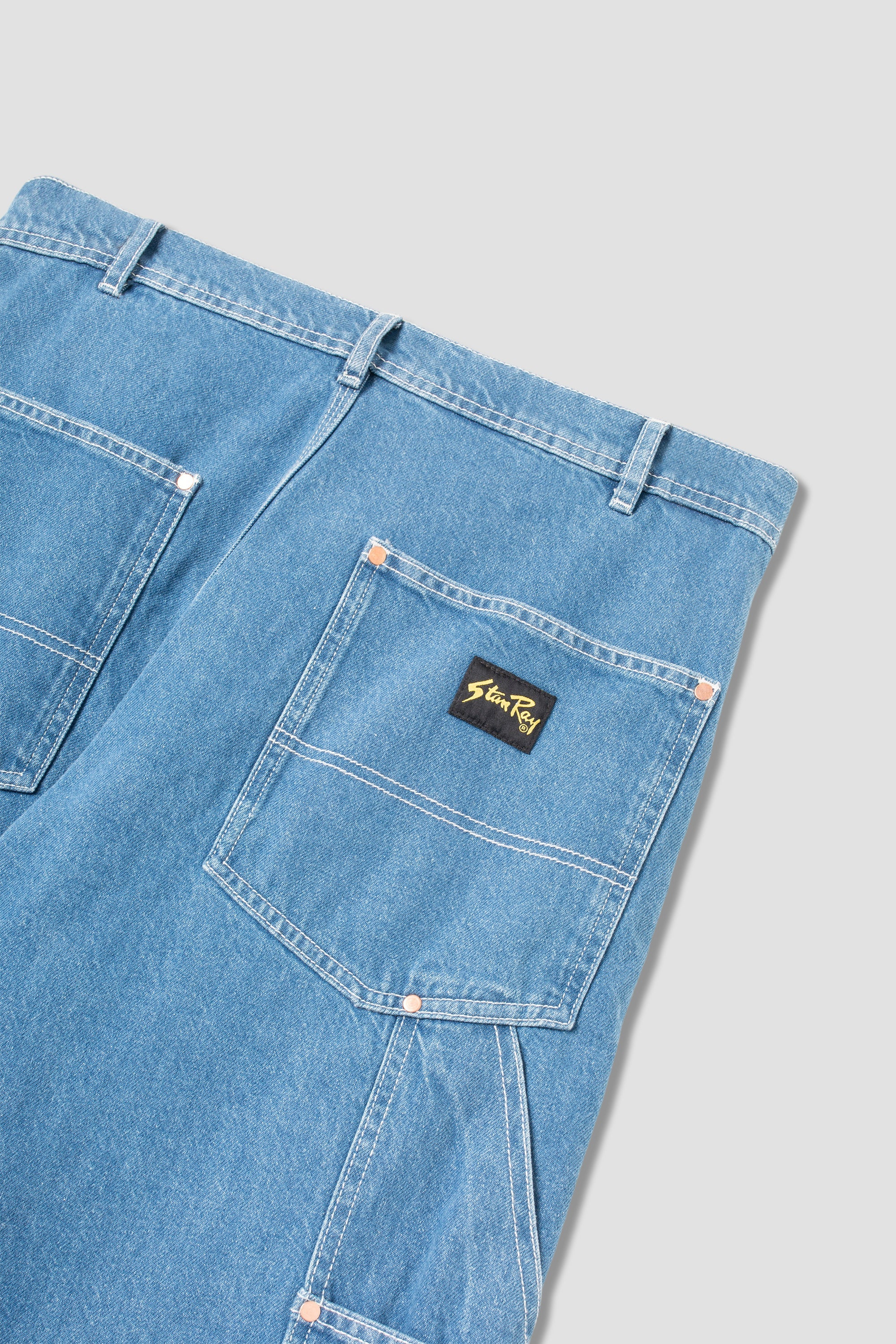 Double Knee Pant (Vintage Stonewash Denim)