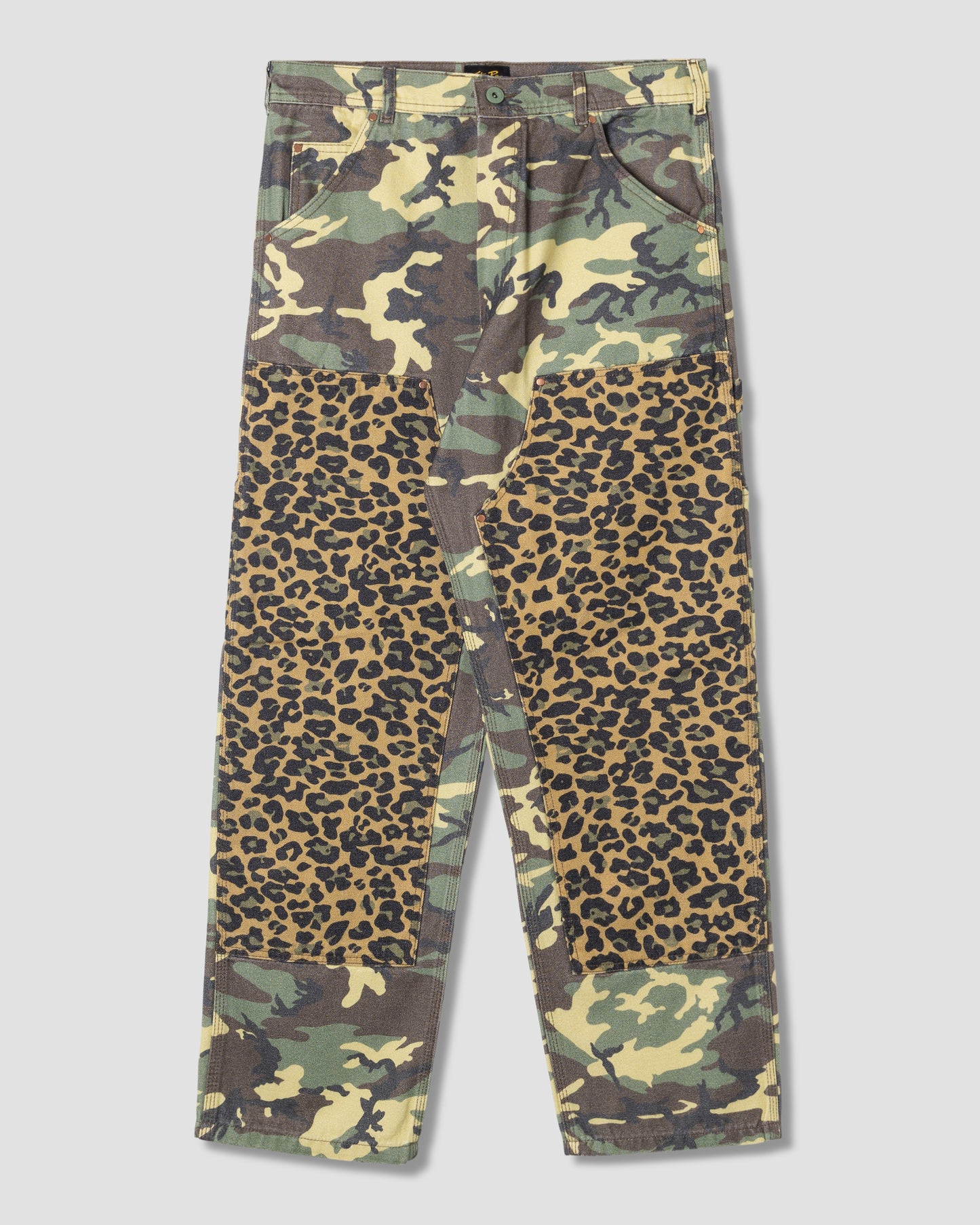 Double Knee Pant (Woodland DPM Duck /Leopard Duck Mix)