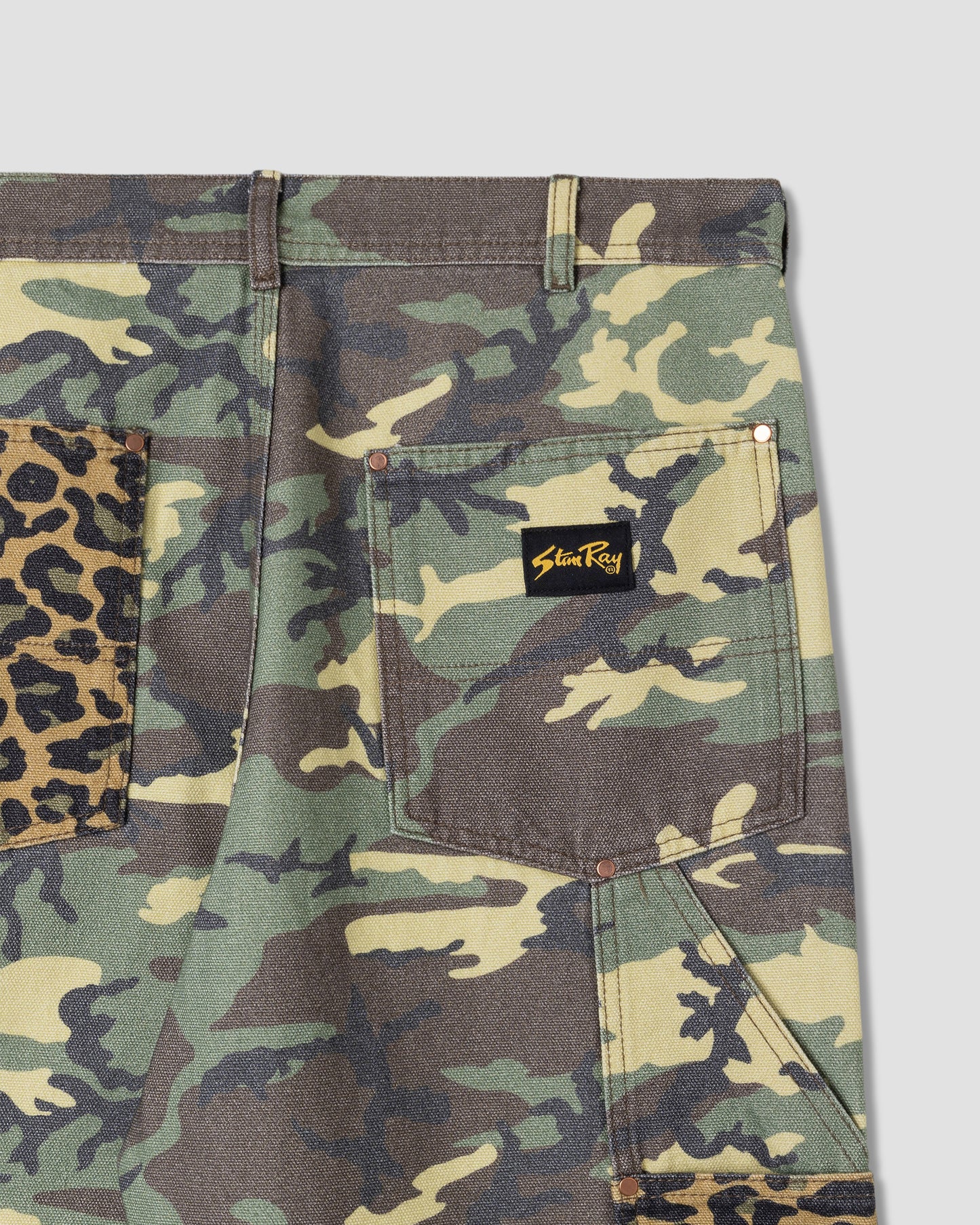 Double Knee Pant (Woodland DPM Duck /Leopard Duck Mix)